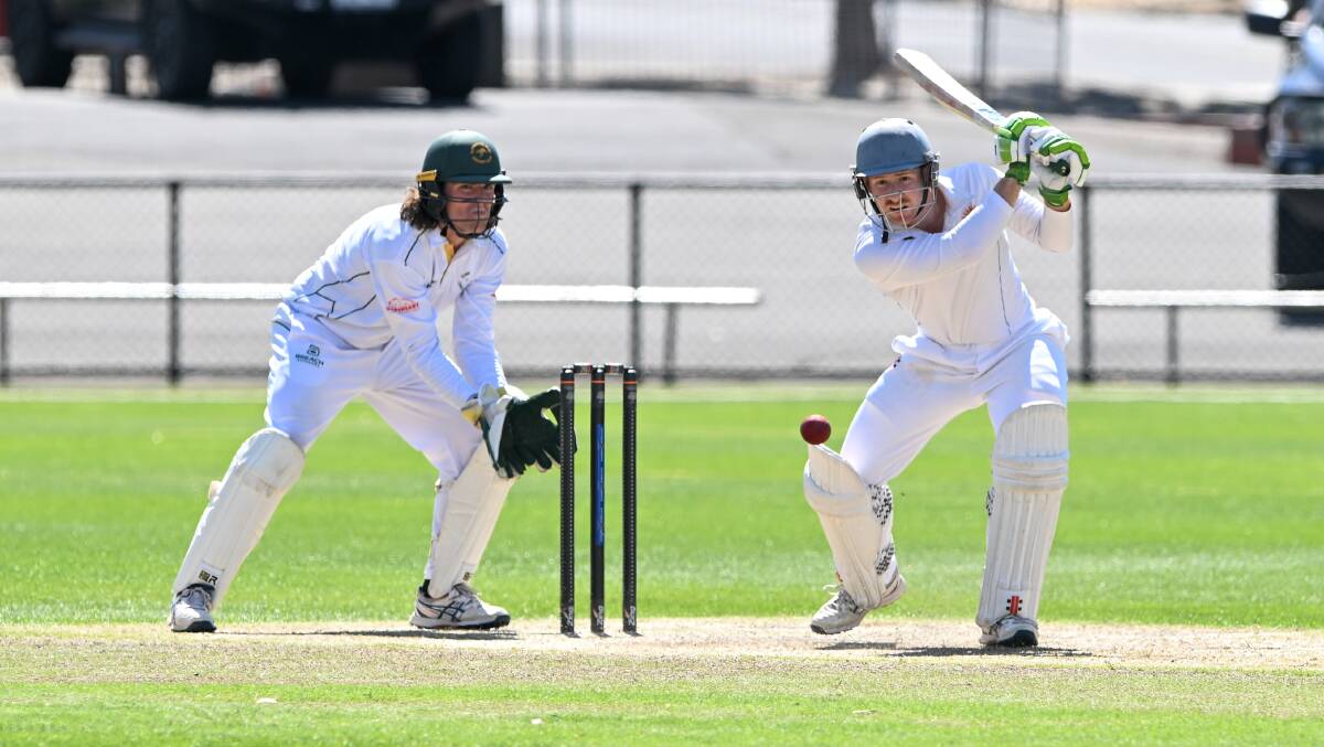 Daniel Clohesy made 118 for Strathdale-Maristians. Picture by Enzo Tomasiello