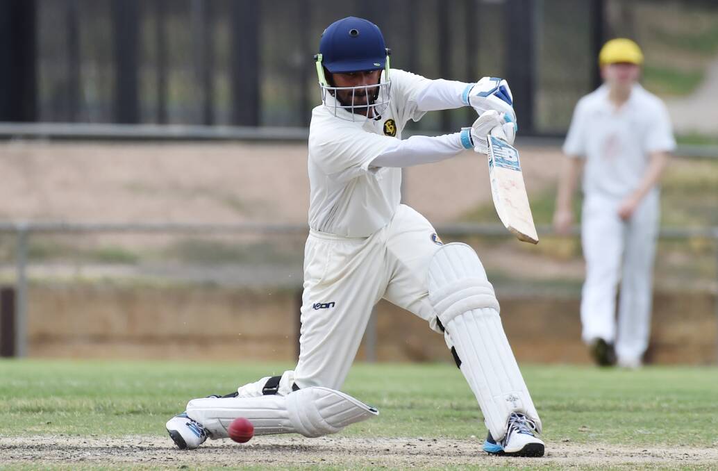 TOUGH ASK: Bendigo's Ramdas Kamath. The Goers are seventh on the ladder with a difficult draw still to come.