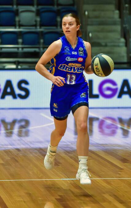 CLASS PLAYER: Abbey Wehrung is averaging 12.6 points per game for the Bendigo Braves women, who have a 6-2 record in the NBL1 South. Picture: BRENDAN McCARTHY
