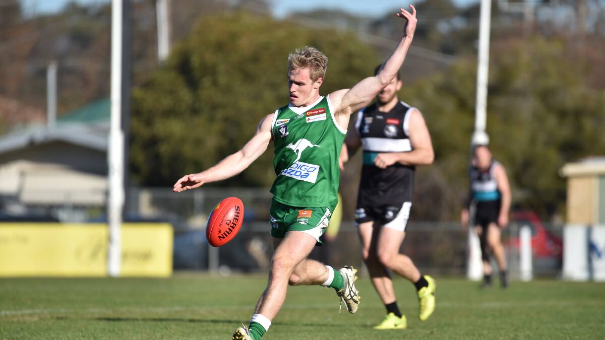 Kangaroo Flat's Jono Lanyon has been in the Roos' best in six games.