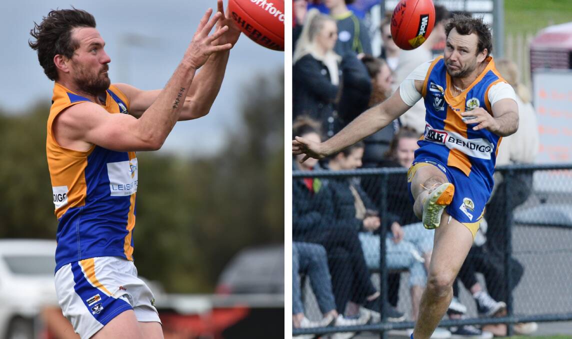 ON THE MOVE: Travis Baird (left) and Brayden Dorrington (right) have signed with Mount Pleasant.