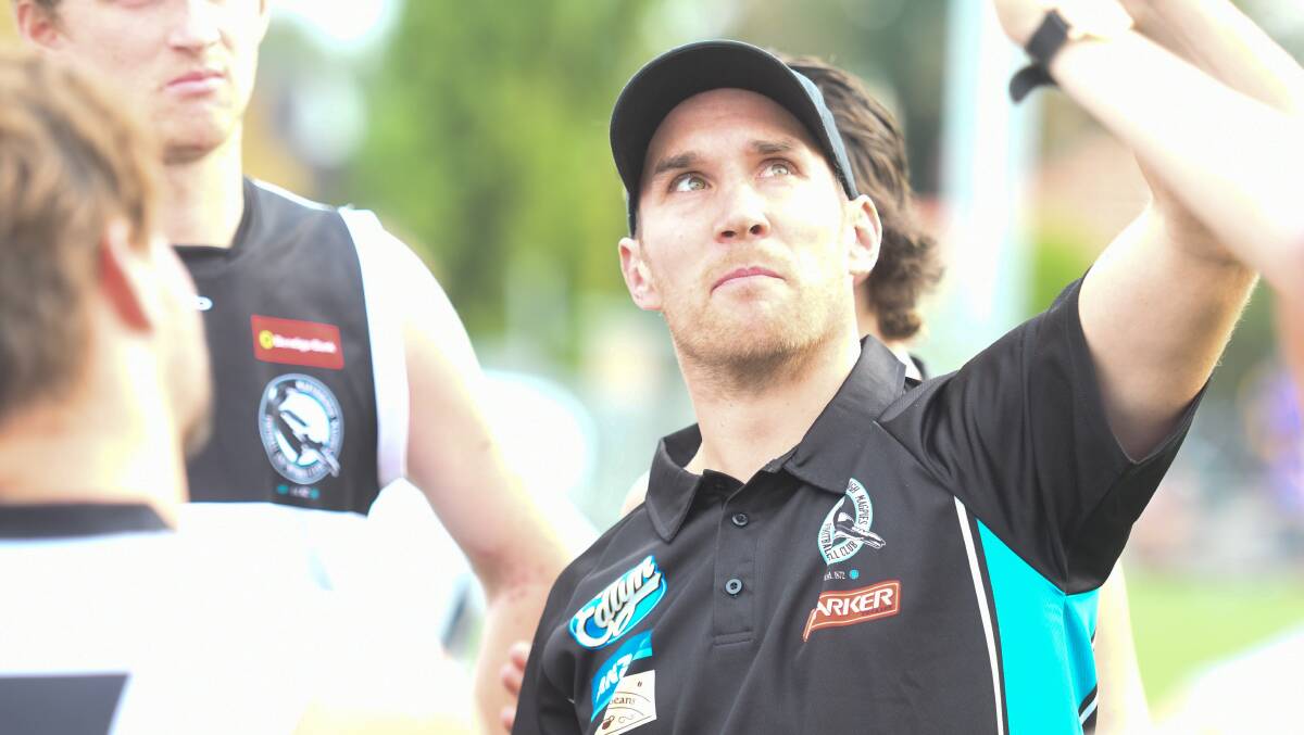 Maryborough coach Ben Lavars. The Magpies will be part of the pre-season tournament.