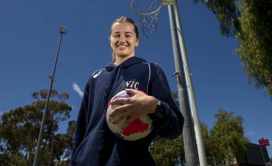 OPPORTUNITY: Bendigo's Ruby Barkmeyer has been selected as one of five training partners for the Melbourne Vixens. Picture: DARREN HOWE