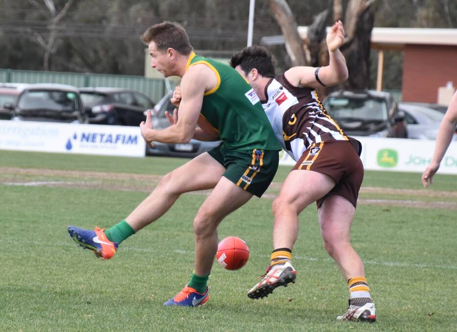Both clashes this season between Colbinabbin and Huntly have been decided by just six points. Picture: SADIE VALE