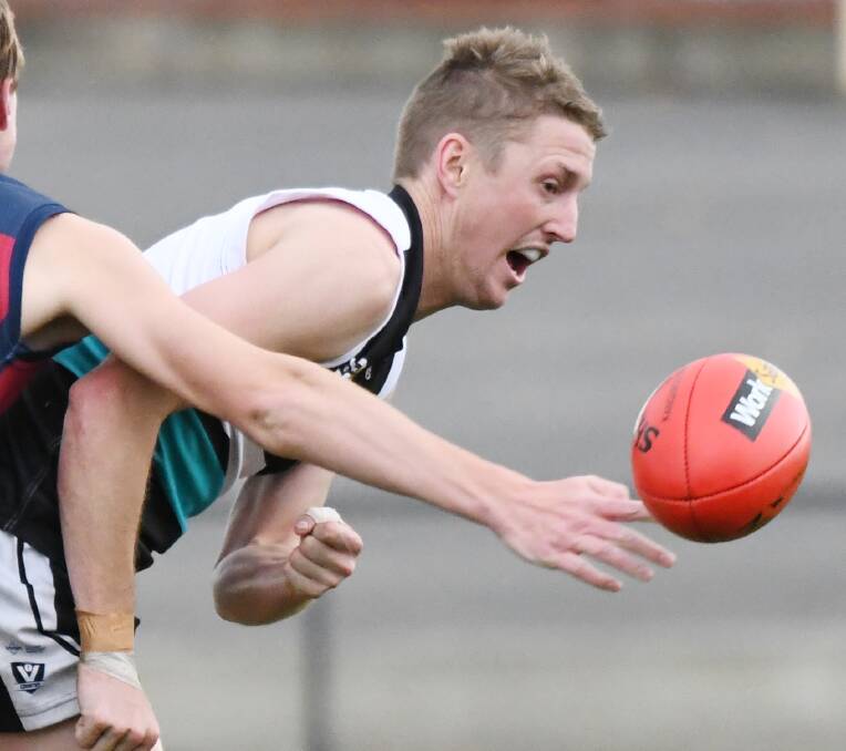 EXPERIENCED: Maryborough's Luke Bucknall. The Magpies are still chasing their first win of the season.