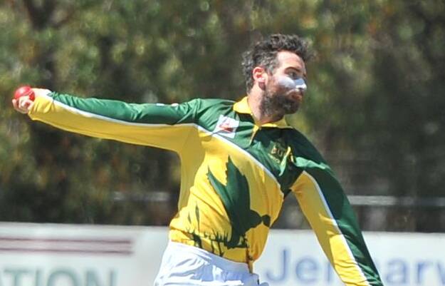 Colbinabbin's Chris Guinane. The Ducks are through to the NUCA grand final after beating Heathcote on Saturday.