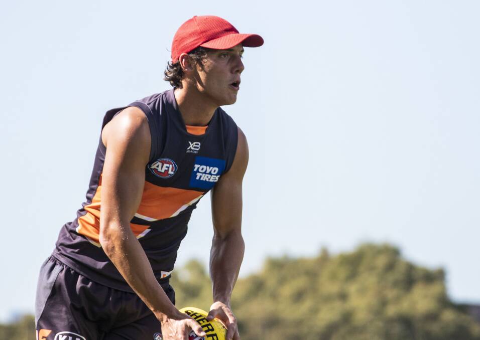 Jye Caldwell has been traded from the GWS Giants to Essendon. Picture: RYAN MILLER/GWS GIANTS