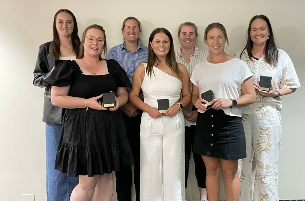 Members of the BDCA's women's Team of the Year. Picture by Luke West