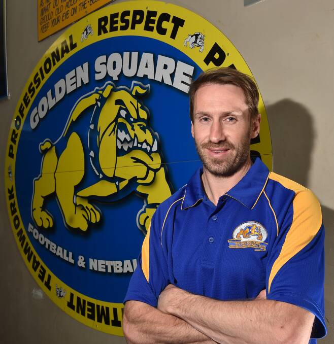 TOP DOG: New coach Bernie Haberman will lead Golden Square in 2017. He has taken over from Nick Carter.