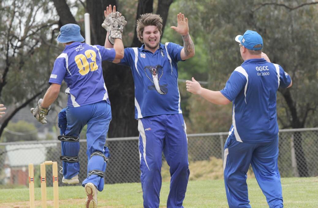 BIG TEST: Golden Gully will be hoping there's plenty to high-five about when the Cobras play Spring Gully in round five of the Emu Valley cricket season starting Saturday. The reigning premier Cobras are coming off a win over United last week. Picture: DARREN HOWE