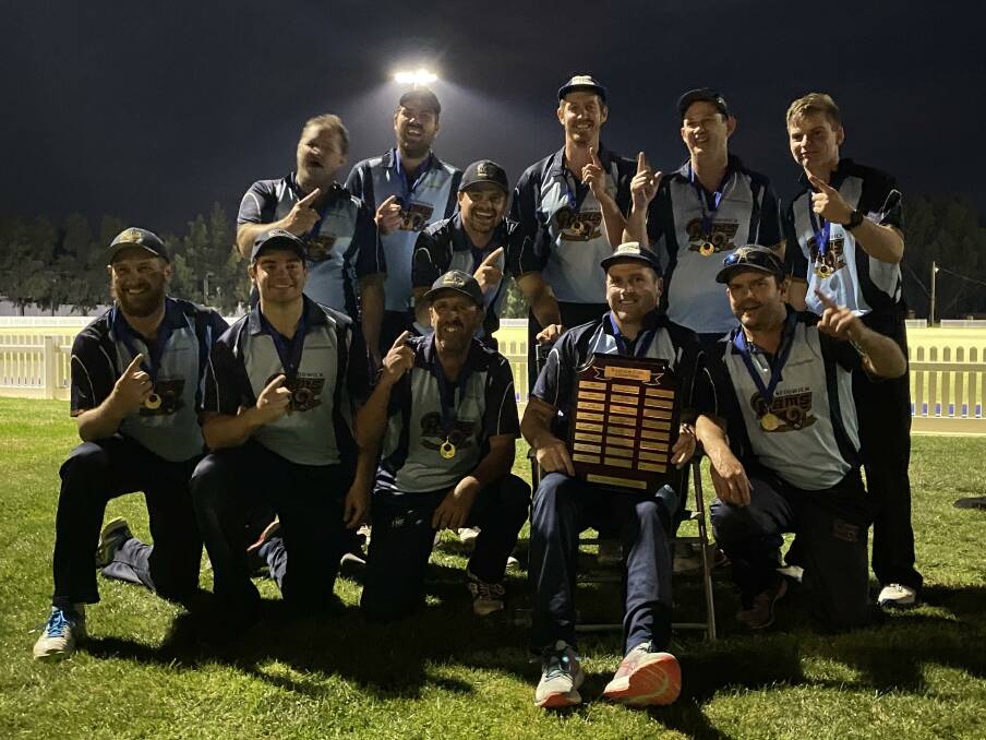 VICTORIOUS RAMS: The Sedgwick team after winning Tuesday night's EVCA T20 grand final against United by seven runs. Pictures: LUKE WEST