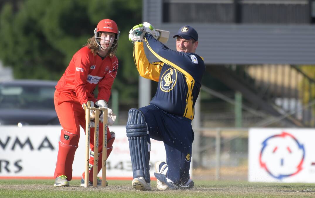 IMPACT: Bendigo all-rounder Kyle Humphrys has been quick to make his mark on the BDCA. At the mid-season break Humphrys leads the Addy's MVP rankings with 849 points. Picture: GLENN DANIELS