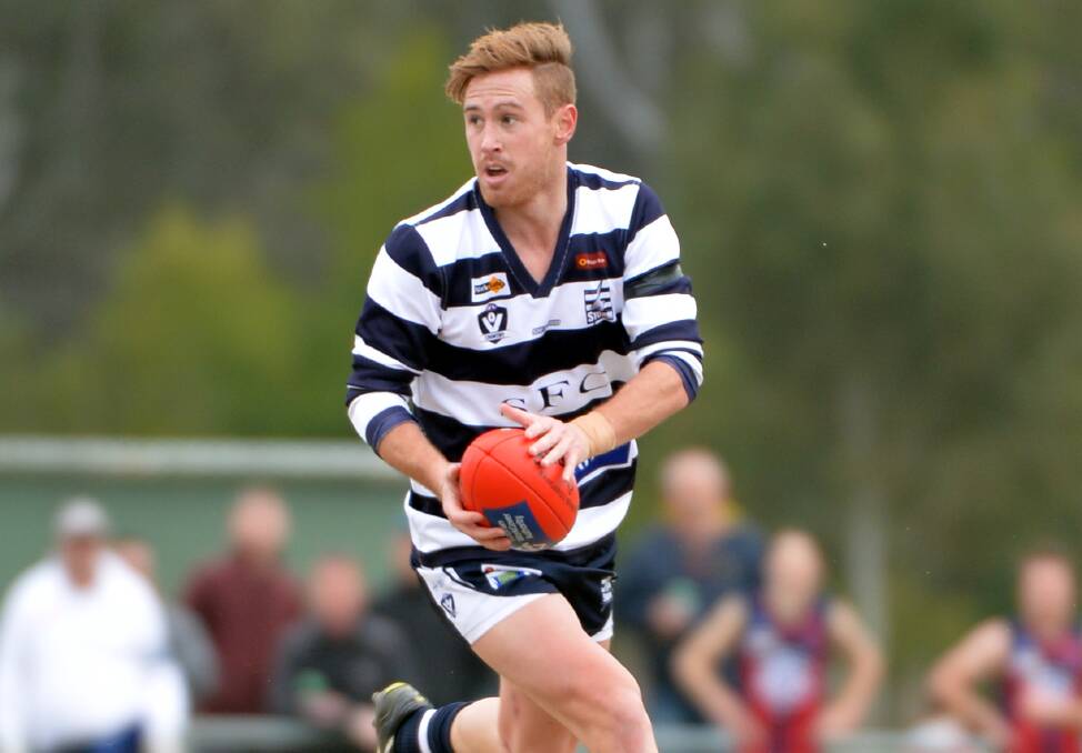 LIVEWIRE: Lachlan Sharp is among three Strathfieldsaye players returning from knee injuries this year.
