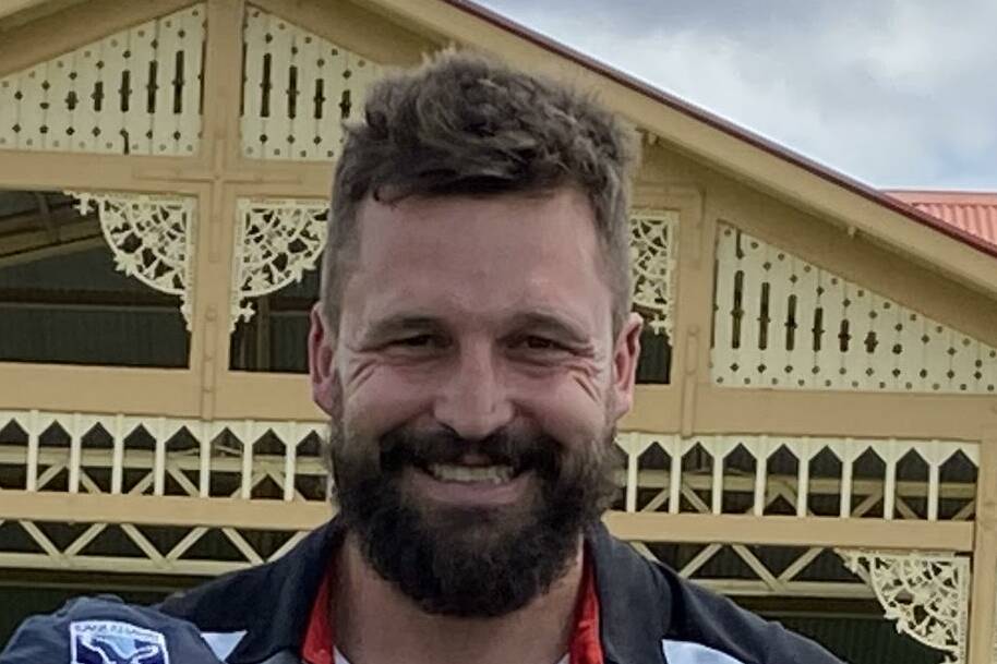OLD STOMPING GROUND: St Kilda's Jarryn Geary pictured during a visit back to his junior club Eaglehawk in February, 2020. Picture: LUKE WEST