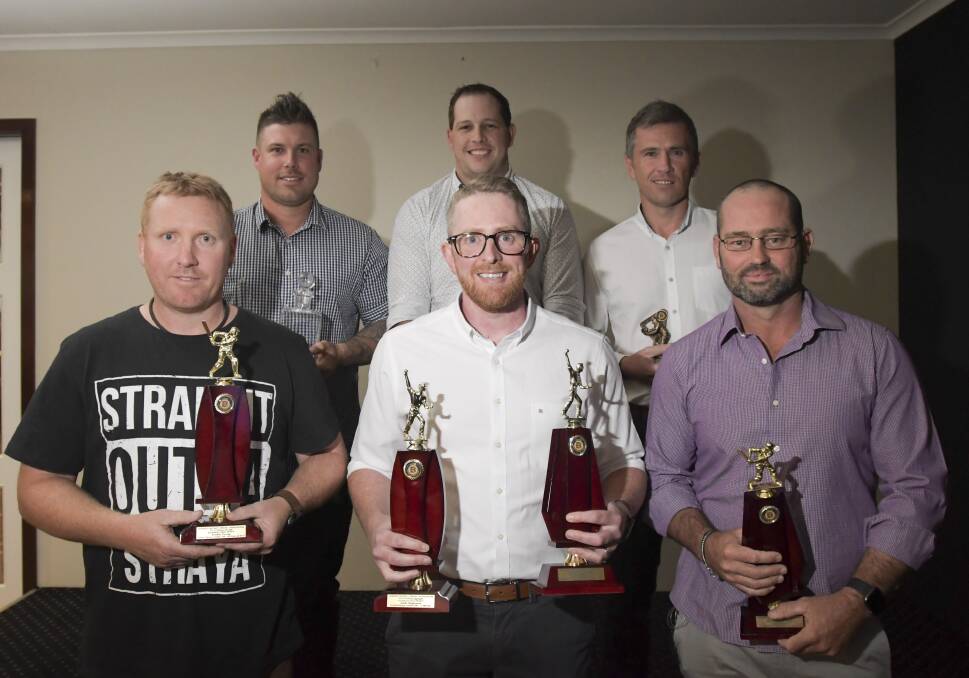 THIRD XI WINNERS: Back - Scott Harper, Michael Peters and Liam Gaskell. Front - Brad Perrow, Justin Hargreaves and Jason Abbott.