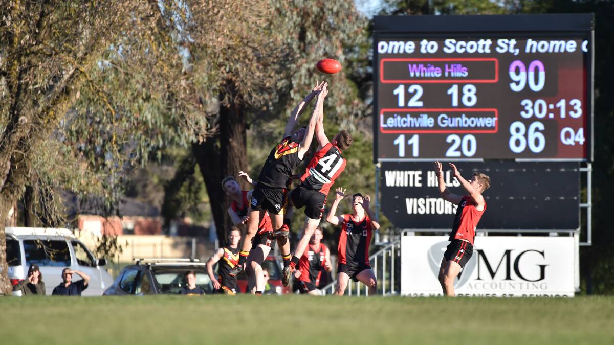 The 90-86 scoreline was enough for White Hills to scrape into the finals by the barest of margins. Picture: GLENN DANIELS