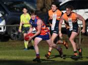 FINE SEASON: Jimmy Gadsden has been one of Marong's most consistent players this year. He was again in the best against Maiden Gully YCW on Saturday. The Panthers belted the Eagles by 145 points at home.