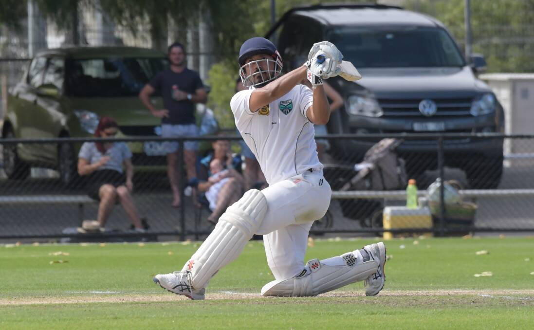 CLASS: Danushka Wijemanna was Huntly-North Epsom's leading run-scorer with 689, which included a pair of centuries. Picture: NONI HYETT