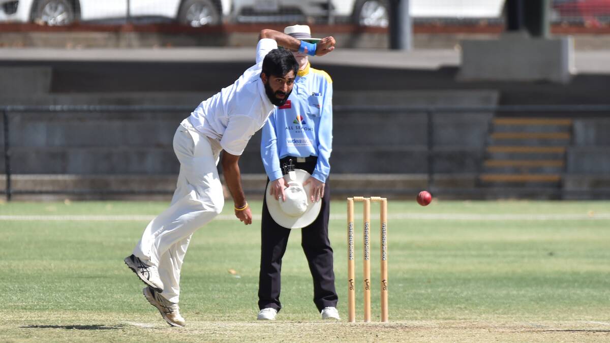 MAN OF THE MATCH: Goulburn Murray's Vibhor Yadav took three wickets and made 22 in Friday's final against Murray Valley. Picture: GLENN DANIELS