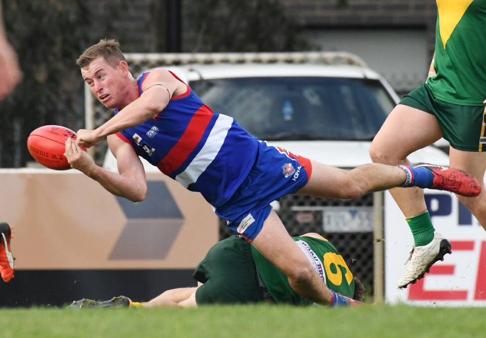 CONSISTENT: North Bendigo captain Jarrod Findlay has been named among the Bulldogs' best three players eight times this season.