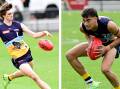 Bendigo Pioneers players Ollie Poole and Dayten Uerata will play for the Young Guns against Victoria Metro on Saturday.