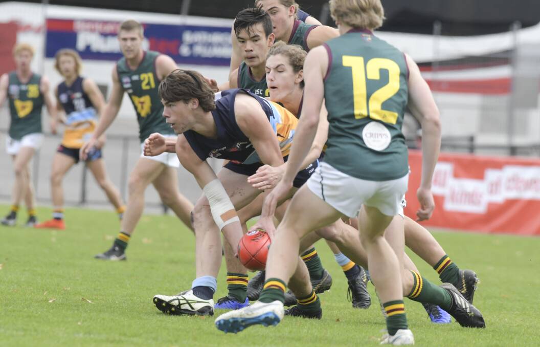 The Bendigo Pioneers and Tasmania meet for the second time this season on Sunday. Picture: NONI HYETT