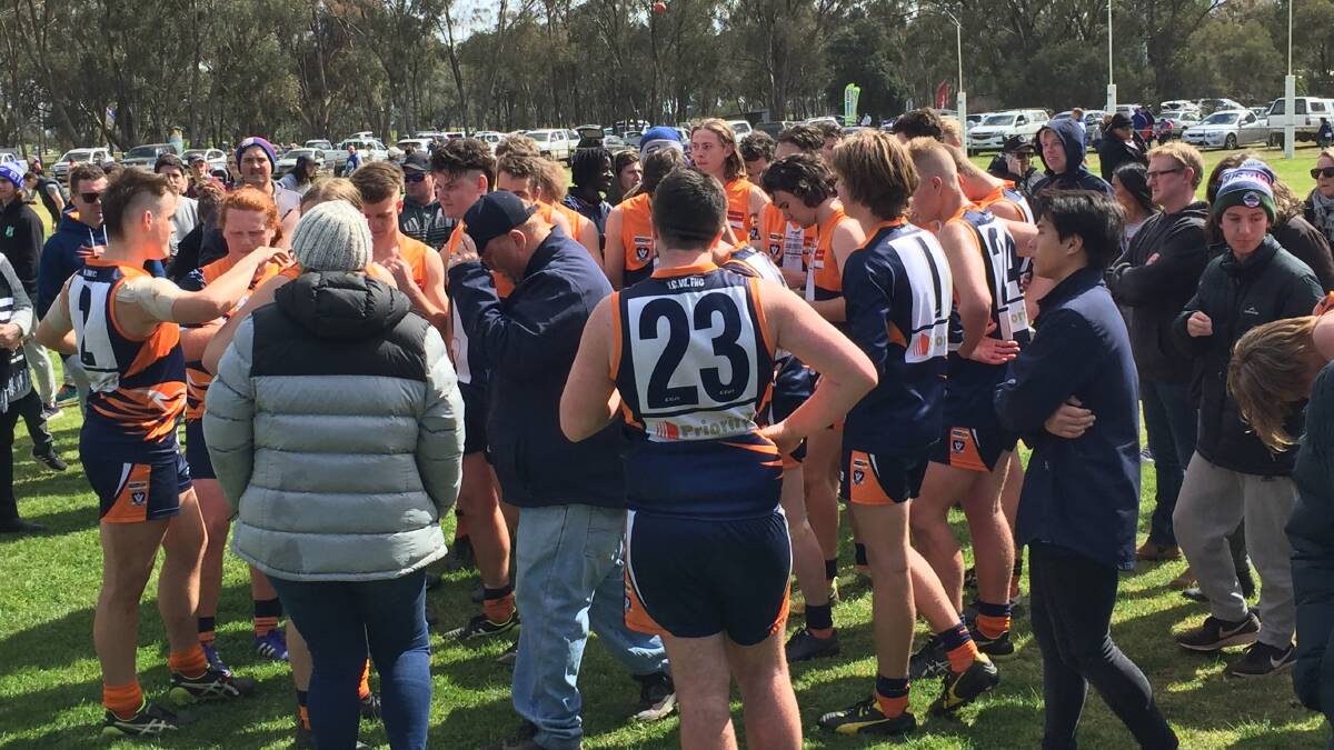 Saturday's grand final defeat was Maiden Gully's first of the season.