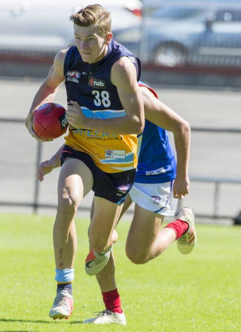 Brady Rowles is one of four Bendigo Pioneers players invited to the AFL Draft Combine.