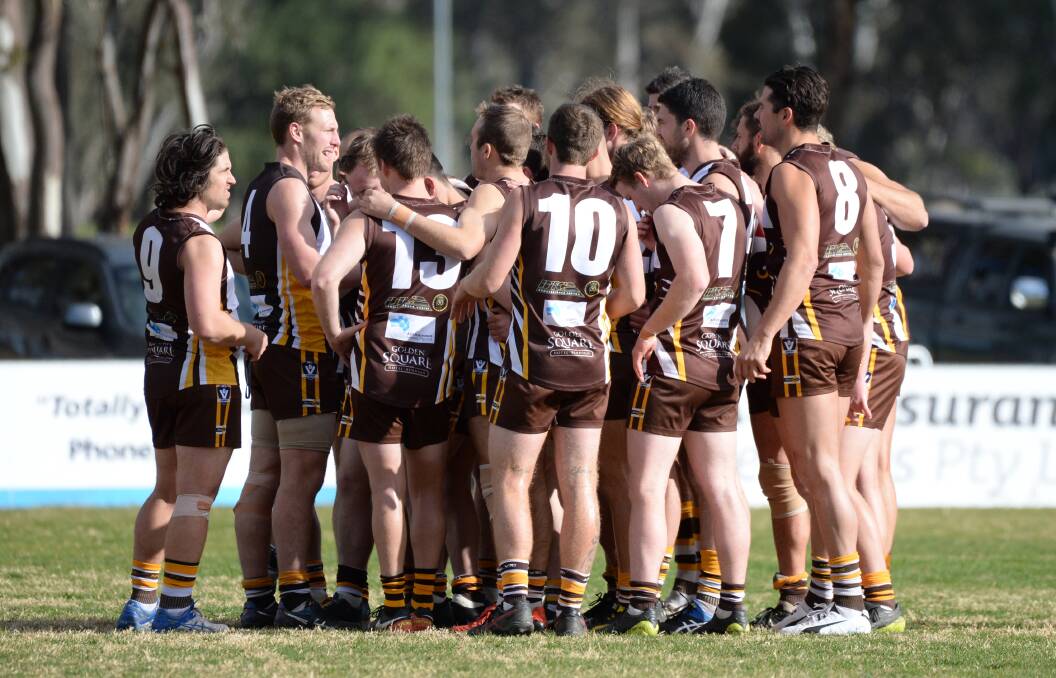 FINALS BEGIN: Huntly will open the Heathcote District league's finals series against Leitchville-Gunbower in the qualifying final on Saturday. Picture: GLENN DANIELS