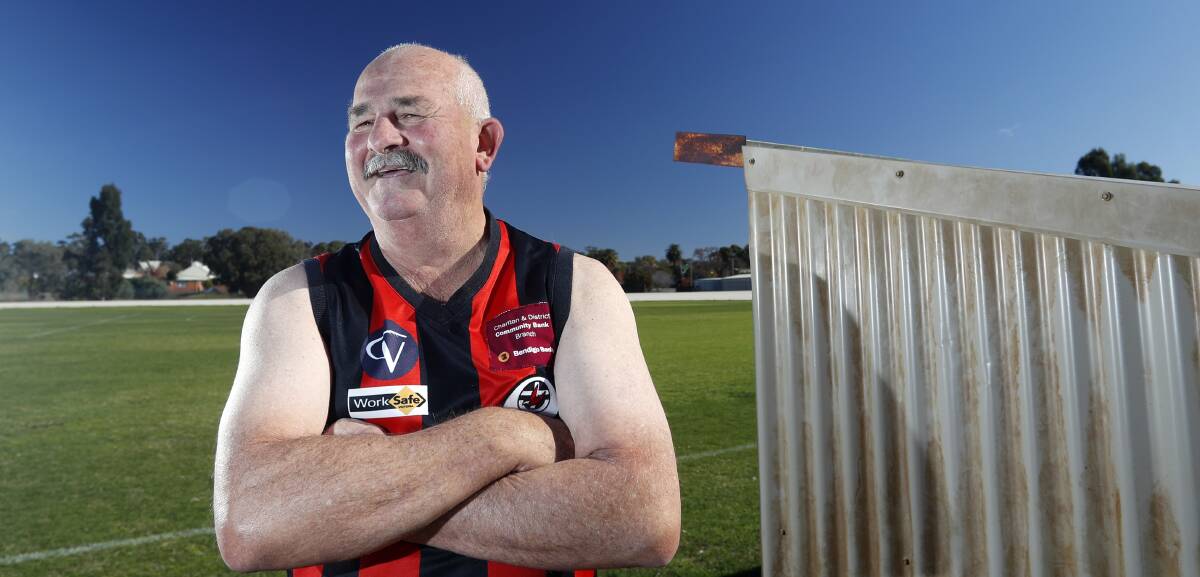 REDBACKS' SPEARHEAD: Former Wedderburn star forward Alan Jackson, who has long held the record for most goals in NCFL history with 811. Picture: GLENN DANIELS