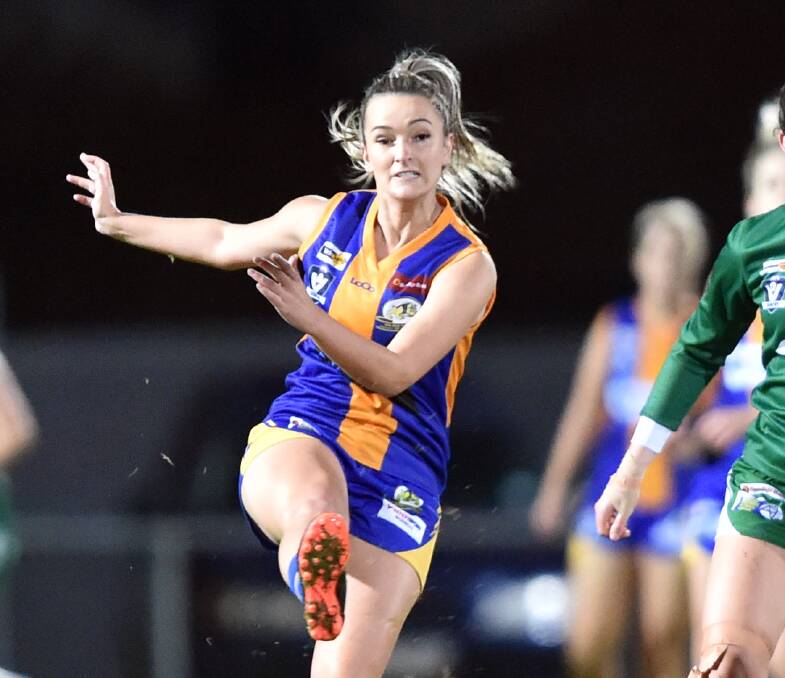 DOMINANT SEASON: Rebecca Berry has been part of the Golden Square team that has been the power side of the CVFLW this year. Picture: GLENN DANIELS
