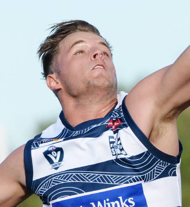 Strathfieldsaye ruckman Harry Crone. The reigning premier Storm sit on top of the BFNL ladder with a 6-1 record ahead of Saturday's clash against South Bendigo.