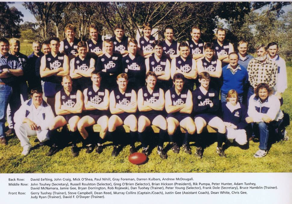 Mount Pleasant's 1997 premiership team coached by Murray Collins.