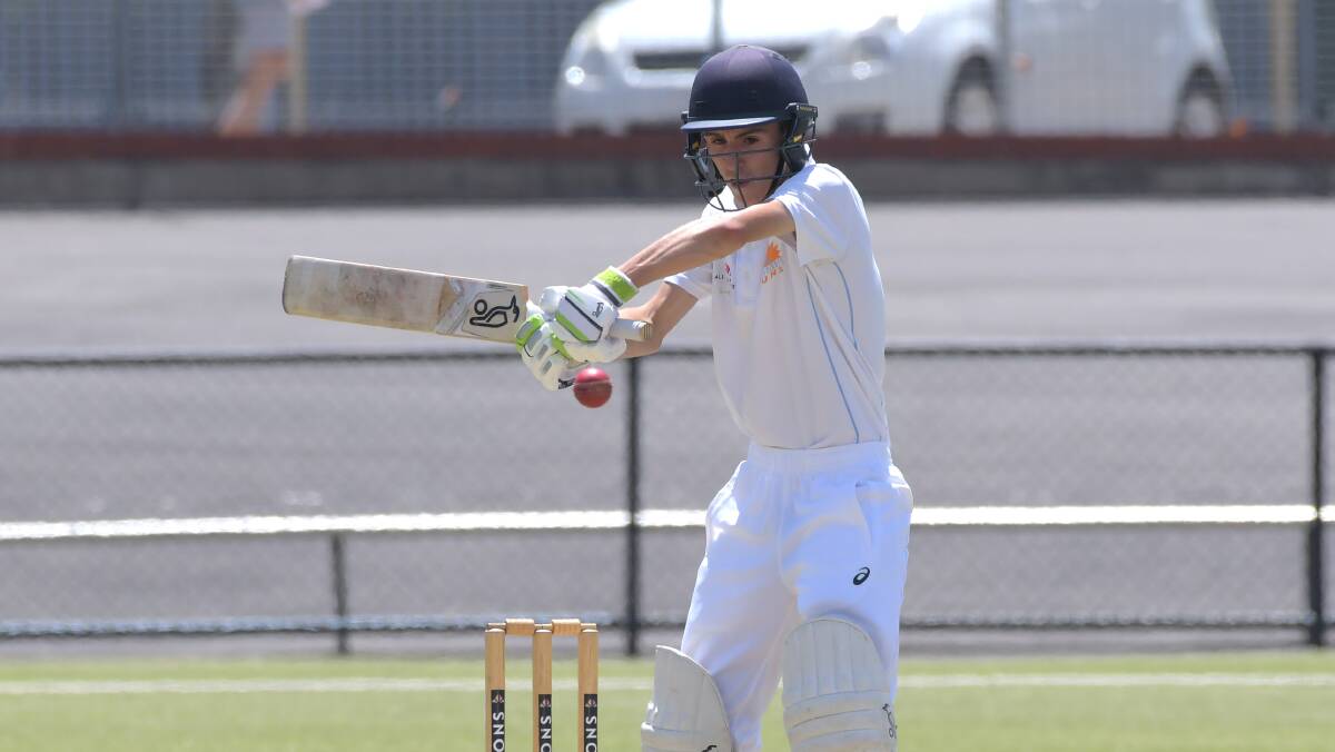 YOUNG TALENT TIME: Teenager James Vlaeminck has scored 421 runs opening the batting for Stathdale-Maristians this season. Picture: GLENN DANIELS