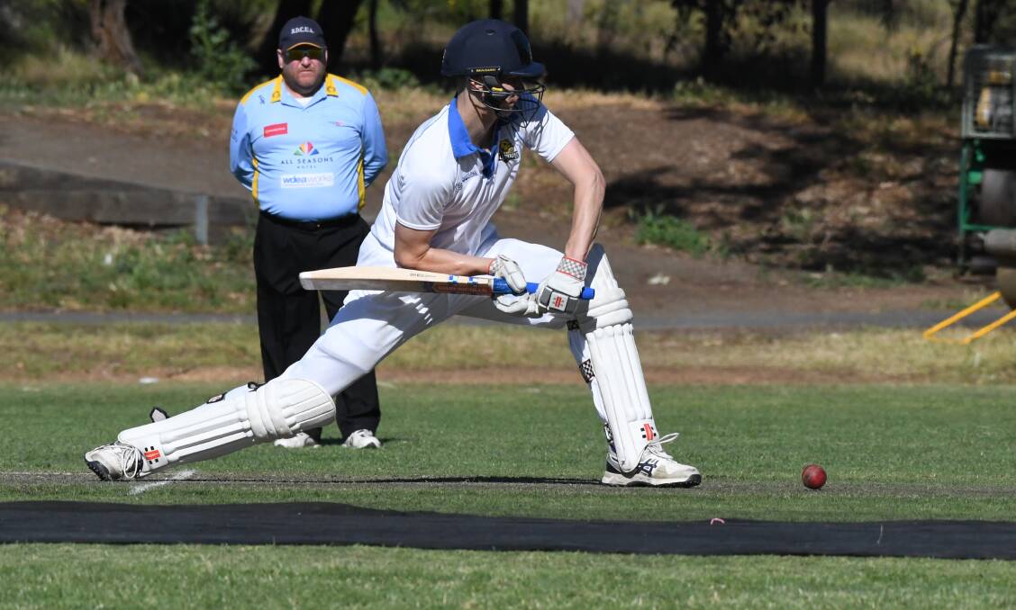 DEFENCE: Scott Woodman is averaging 51.8 in his return to Golden Square this season from Premier Cricket club Carlton. Picture: ADAM BOURKE