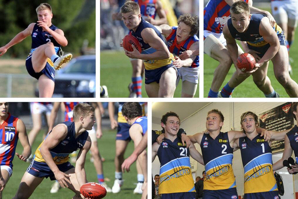 FLASHBACK: Ollie Wines back in his Bendigo Pioneers' days across the 2011 and 2012 TAC Cup seasons.