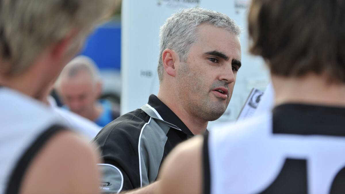 Maryborough coach Matt Aston.