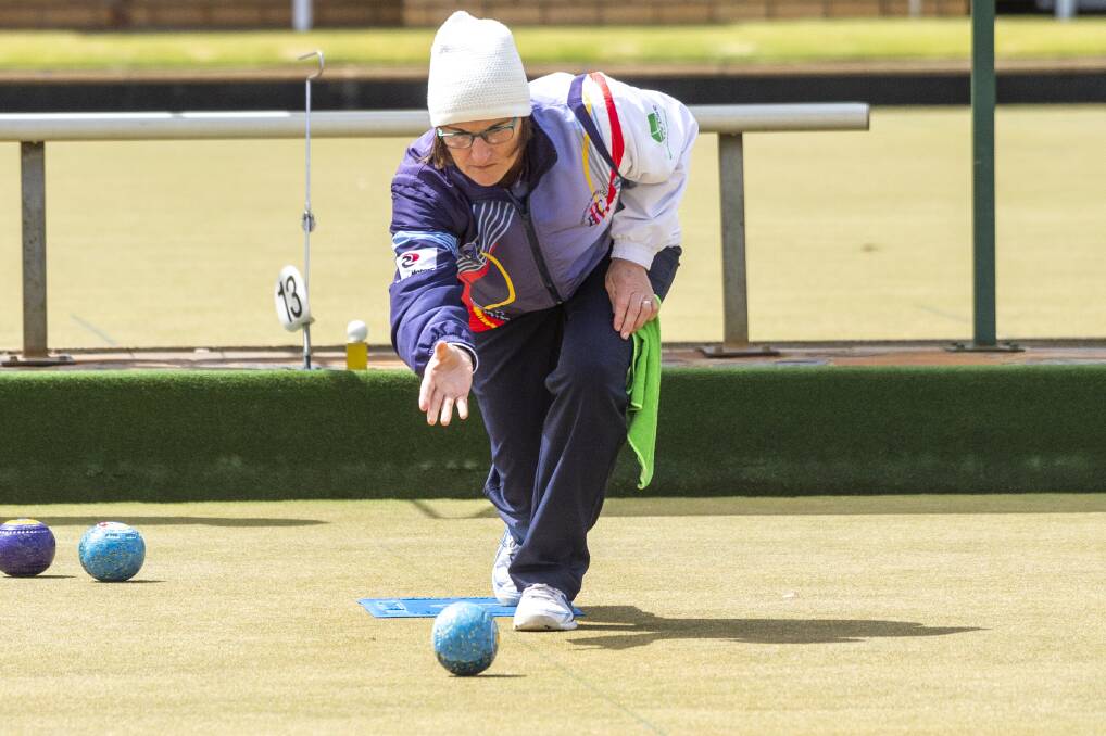 HOME IN A THRILLER: Bendigo skipper Sharon Koch. Bendigo edged out Eaglehawk 70-69 in their round 10 BBD midweek pennant match on Monday. Other division one winners were Bendigo East, Castlemaine and Inglewood. Picture: DARREN HOWE
