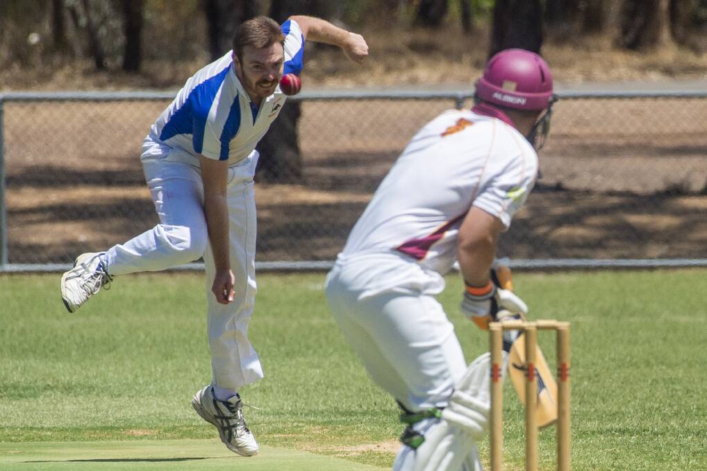 SEAM-UP: Former Marong captain Tom Wilson in action. The Panthers play United at Malone Park in round one of the EVCA season. Picture: DARREN HOWE