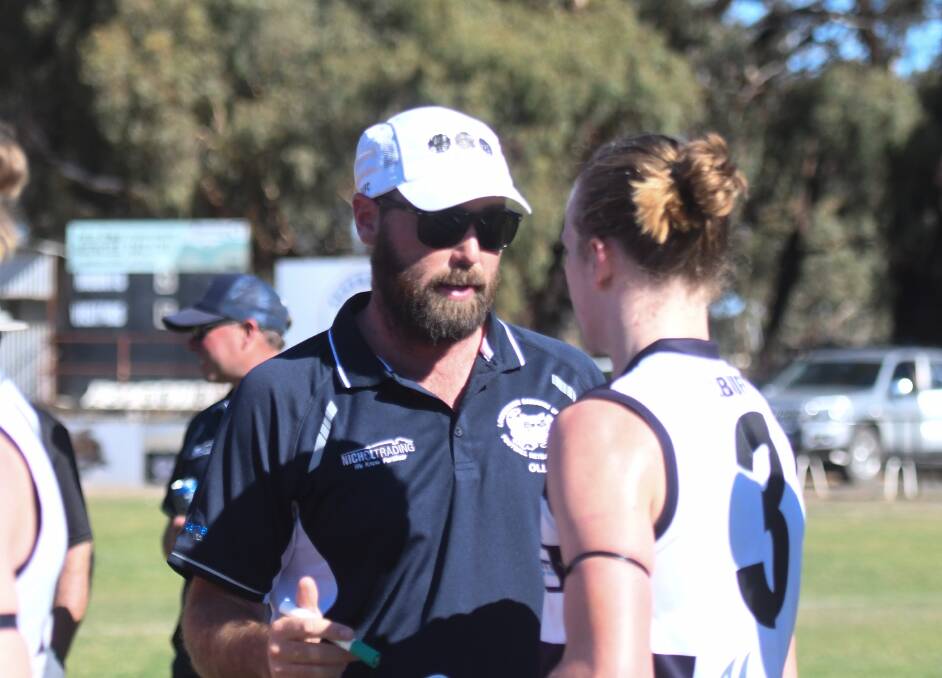 TOP CAT: Having previously coached Lockington-Bamawm United from 2010 to 2013, Kahl Oliver returned to the helm of the Cats this season.