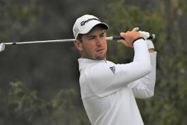 Bendigo golfer Lucas Herbert is two shots off the lead with one round to play at the Australian Open.