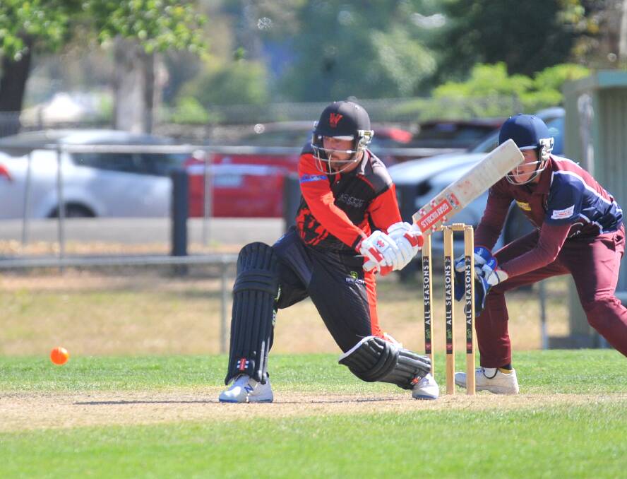 EXPLOSIVE: White Hills' marquee opening batsman Brayden Stepien topped the runs in the BDCA's Twenty20 preliminary rounds with 144. The Demons finished third in Pool 2. Picture: ADAM BOURKE