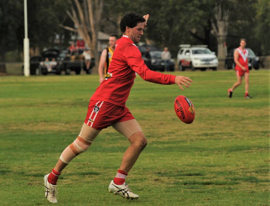 After two years away at Echuca United, James Harney is returning to Elmore in the Heathcote District league next year. Picture by Adam Bourke