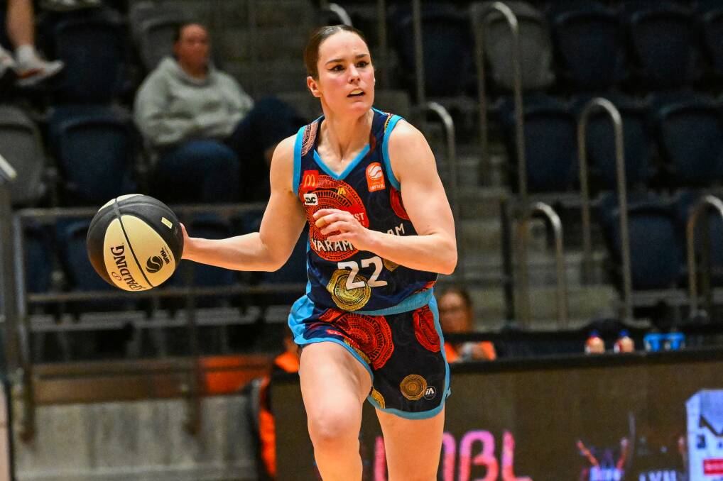 The Bendigo Spirit's Kelly Wilson will play her 450th game in the WNBL in Canberra on Thursday night. Picture by Darren Howe