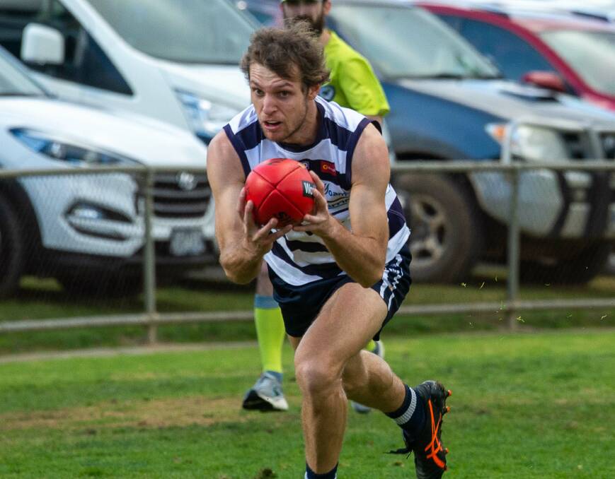 CLASS: Lockington-Bamawm United star Jarod Bacon. The undefeated Cats host North Bendigo in the HDFNL on Saturday. Picture: PETER WEAVING