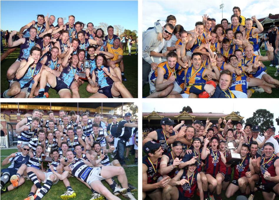 DOMINANT: The big four of Eaglehawk, Golden Square, Strathfieldsaye and Sandhurst are the only clubs to have won senior BFNL flags since 2007.