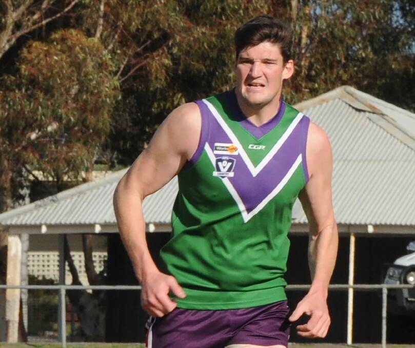 TOP SEASON: Birchip-Watchem's Lochan Sirett has won the North Central league Feeny Medal in his first season as coach. Sirett polled 20 votes at Wednesday night's count. Team-mate Stephen Paulke and Sea Lake Nandaly's Ryan O'Sullivan tied for second. Picture: SHANE O'SHEA, BULOKE TIMES