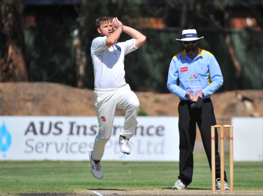 SUPERB SEASON: Left-arm paceman Lewis Stabler claimed 40 wickets in his first summer with Huntly North-Epsom. Picture: ADAM BOURKE