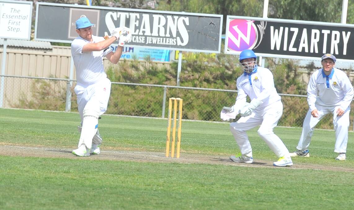 Ben DeAraugo made 130 for Strathdale-Maristians. Picture: LUKE WEST