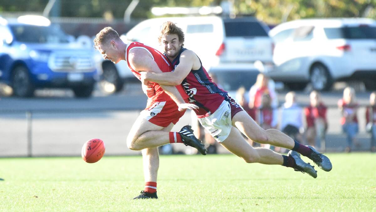 LIKELY MATCH-UP: While it's not officially a lock yet, the BFNL elimination final on Sunday, August 28, is shaping as South Bendigo taking on Sandhurst at the QEO. Picture: NONI HYETT